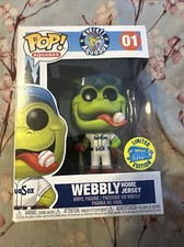 Funko Pop! Vinyl: Webbly Home Jersey - Everett AquaSox Baseball Club (EABC)...