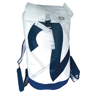 Sea Duffle Seesack, Weiß/Marineblau aus Segeltuch, von Trend Marine by Maritimia - Bild 1 von 1