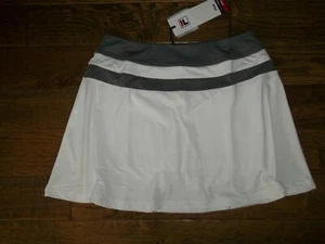 FILA Game Luxe Flirty TENNIS White / Gray SKORT Skorts Womens Size XL $60 NEW - Picture 1 of 4