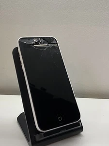 iPhone 5C uszkodzony biały pęknięty - Zdjęcie 1 z 4