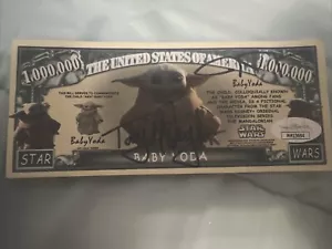 Tony McVey & John Rosengrant autographed signed Baby Yoda Money Sculptor - Picture 1 of 3