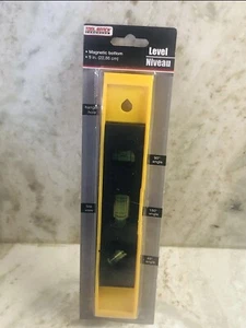 Tool Bench Hardware Level Magnetic Bottom 9 In/22.86 cm. ShipN24Hours - Picture 1 of 8