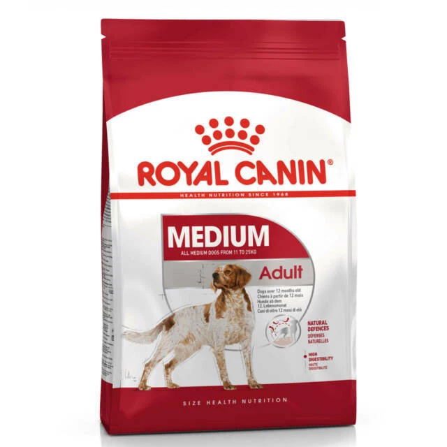 Royal Canin Medium Adult Dry Dog Food - 15kg