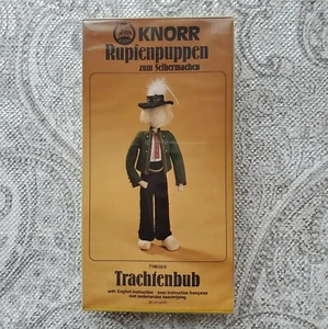 KNORR Rupfenpuppen Vintage Folk Doll Kit Trachtenbub 30 cm German Pre 1989 - Picture 1 of 3