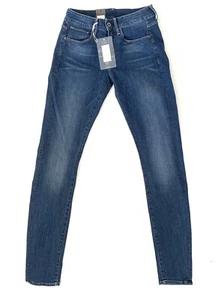 G-STAR RAW Womens 3301 Deconst Mid Skinny Super Stretch Jeans Medium Aged W24 - Picture 1 of 7