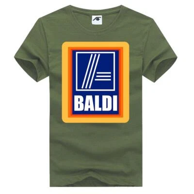 AMARE FEECHI Boys Baldi Printed T-Shirts Novelty Cotton Tees Casual Summer Wear Short Sleeve