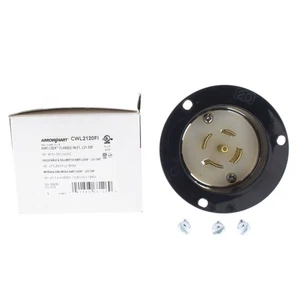 Arrow Hart Industrial Locking Flanged Inlet 20A 120/208V 3ØY CWL2120FI - Picture 1 of 7