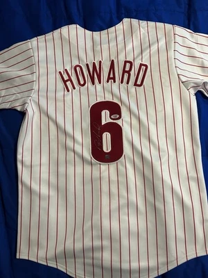 Ryan Howard Signed Majestic Jersey, COA PSA R50804 - Image 1 of 4