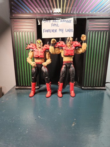 WWE Elite Road Warriors Legion Of Doom Hawk And Animal! | eBay