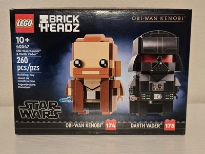 LEGO BrickHeadz Star Wars Obi-Wan Kenobi & Darth Vader 40547 *NEW* - Image 1 of 2