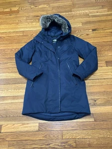 The North Face Down Parka Giacca Donna Taglia Media Dryvent Blu Pelliccia con Cappuccio - Foto 1 di 9