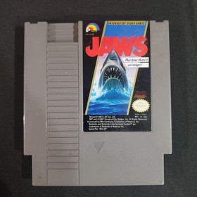 Jaws Original Classic Video Game for Nintendo NES 1985 Cartridge