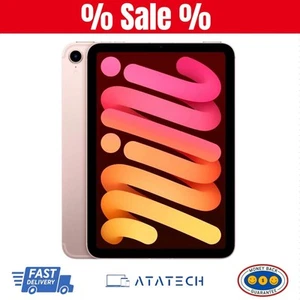 Apple 8.3" iPad Mini 6th Generation 64GB Pink (WiFi+Cellular) OpenBox (VeryGood) - Picture 1 of 8