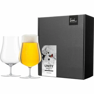 Eisch Biergläser Unity Sensis plus 2er Set Bierglas Bierkelch Kristallglas 470ml - Bild 1 von 4