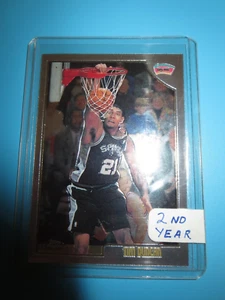 1998-99 Tim Duncan Topps Chrome #49 (2nd Year) - Picture 1 of 2
