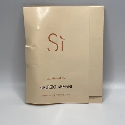 Туалетная вода GIORGIO ARMANI SI EDT пробник спрей 1,5 мл / 0,05 унц - Изображение 1 из 4