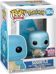 Funko POP! Pokémon Schiggy Squirtle #504, 2021 Summer Convention Edizione Diamante - Foto 1 di 3
