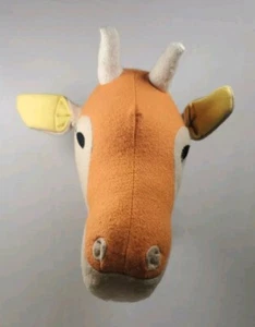 Pillowfort Stofftier Plüsch GIRAFFENKOPF Wandbehang Safari Zoo Kinderzimmer Spielzimmer - Bild 1 von 6