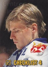 1998-99 Finnish Cardset #4 Ari Sulander, Checklist