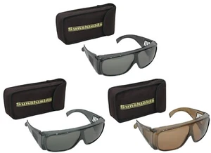 SUNSHIELDS Atlantis Fishing Moulded Polarised Tinted UV400 Sunglasses Inc Case - Picture 1 of 12