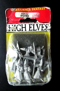 OOP Citadel / Warhammer Metal High Elves Armoured Spearmen BNIB - Picture 1 of 2
