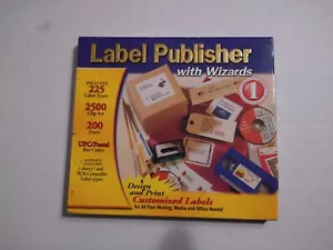 COSMI Label Publisher with Wizards PC CD ROM Windows Brand New B466 - Picture 1 of 1