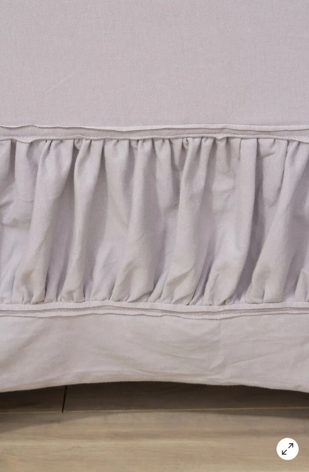 NUEVA Falda Anthropologie Nimbus Jersey Cama Doble, Gris Z460-14 Foto 1 de 1