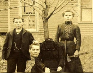 Foto de reproducción histórica vintage extraña, espeluznante, aterradora y única 172 - Imagen 1 de 3