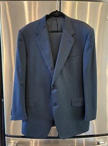 CANALI 100% Pure Wool Suit Model 13220/31 Pant Size 38x32.5 Jacket 46 Drop 7 - Picture 1 of 15
