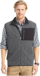 Izod Mens Polar Fleece Jacket Vest  Smoked Pearl XL 🔥🔥 - Picture 1 of 6
