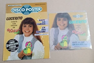 LUCERITO LUCERO Katy La Oruga DISCO POSTER 21X16" 1984 45 vinyl record MEXICO - Picture 1 of 13