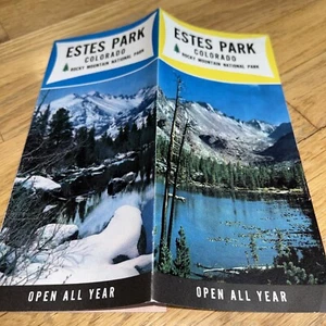 1950's ESTES PARK COLORADO ROCKY MOUNTAIN NATIONAL PARK Brochure - Picture 1 of 10