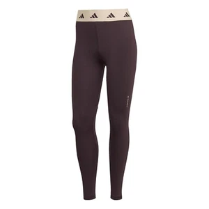 adidas Womens Techfit 7/8 Tight Leggings - Purple / Large - Picture 1 of 6