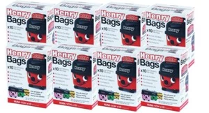 80x GENUINE NUMATIC HENRY NUVAC HOUND XTRA VACUUM CLEANER HEPA FLO HOOVER BAGS - Picture 1 of 5