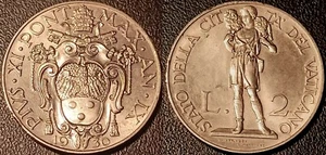Vatican - PIE XI - 2 lira 1930 AN IX TTB+ ! KM#6 - Imagen 1 de 1
