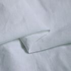 1Yard*140cm Sand Washed 100% Pure Linen Material Elegant Pure White Light Grey