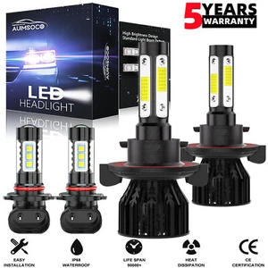 Para Ford F 150 LED Faro Hi/Lo 2004-2014 + kit bombillas de luz antiniebla - Imagen 1 de 12