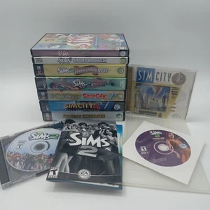 The Sims Lot PC CD-ROM Games Sims 2 Sims 3 Sim City 4 Expansion Packs Untested - Picture 1 of 19