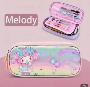 My Melody Sanrio Pencil Case School Essentials Organizer Container Kawaii - Picture 1 of 5