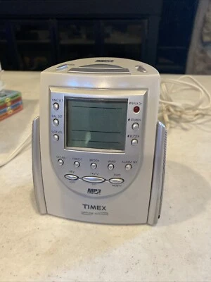 VINTAGE TIMEX NATURE SOUNDS MP3/CD LINE-IN- ALARM CLOCK T 158W 3 - Image 1 of 4