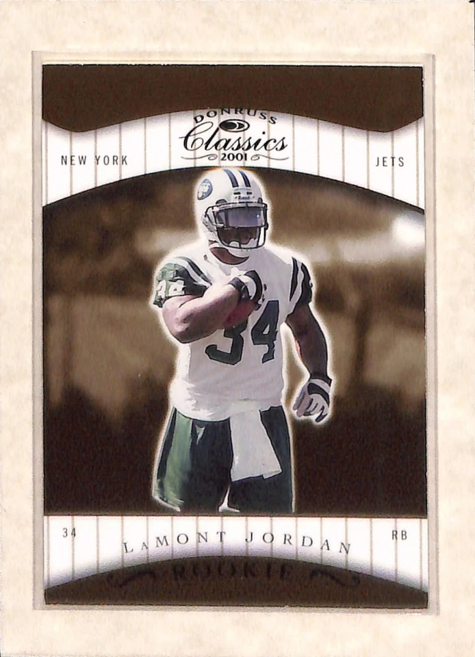 2001 Donruss Classics #113 LaMont Jordan Timeless Tributes RC /475 NM - Image 1 of 2
