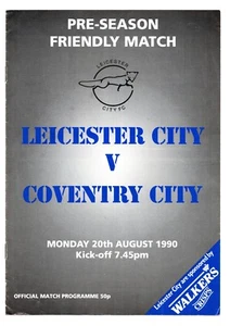 Leicester City v Coventry City 1990-1991 pretemporada amistoso 20/08/1990 - Imagen 1 de 1