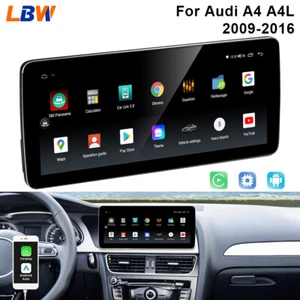10.33'' Android Car GPS Navi Wifi Auto Media Carplay For Audi A4 A4L 2009-2016 - Picture 1 of 12