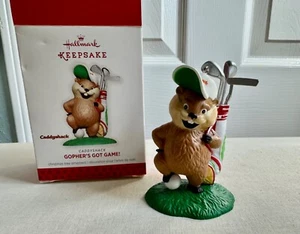 Hallmark 2013 Caddyshack Gopher's Got Game Golf Christmas Keepsake Ornament GUC - Bild 1 von 8