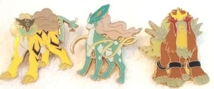 Pokemon Official TCG 2017 Pin Collection Entei Suicune & Raikou Jonto Legendary - Bild 1 von 5