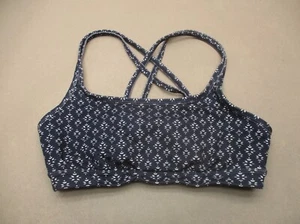 ATHLETA Size XS Womens Unlined Wireless Pull On Cross Back Fitted Sports Bra 88i - Picture 1 of 5