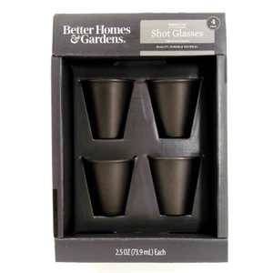 4-teiliges Better Homes & Gardens Granville Schnapsglas Set Rotguss Edelstahl - Bild 1 von 5