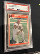 1985 FLEER UPDATE #U-33 DARREN DAULTON Rookie RC PSA 8