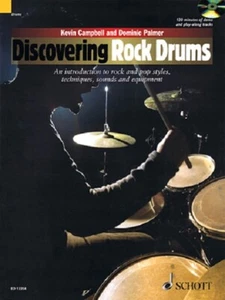 Discovering Rock Drums Intro To Rock & Pop Styles Techniques Book Cd NEW! - Picture 1 of 1