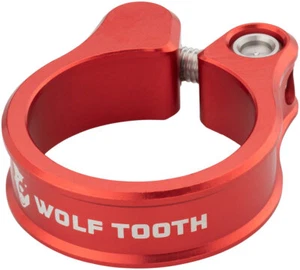 Wolf Tooth Seatpost Clamp - 34.9mm, Bolt-On, Red - Picture 1 of 1